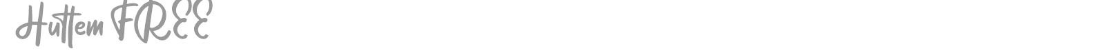 Huttem font preview
